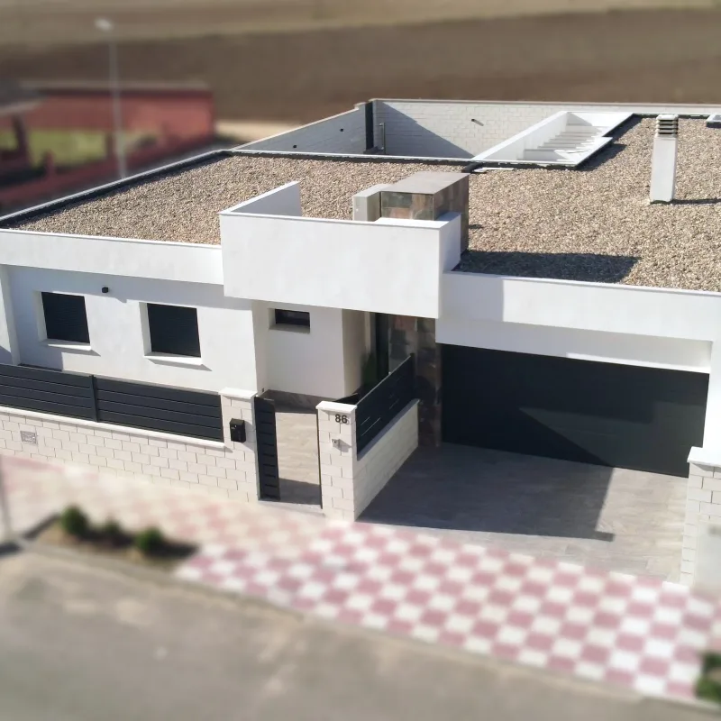 Casa Caléndula: una vivienda minimalista a pocos días de su finalización